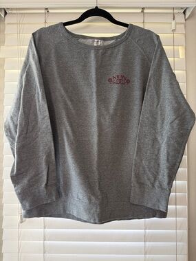 Nathaniel Rateliff and The Night Sweats Gray Sweatshirt with Maroon Logo